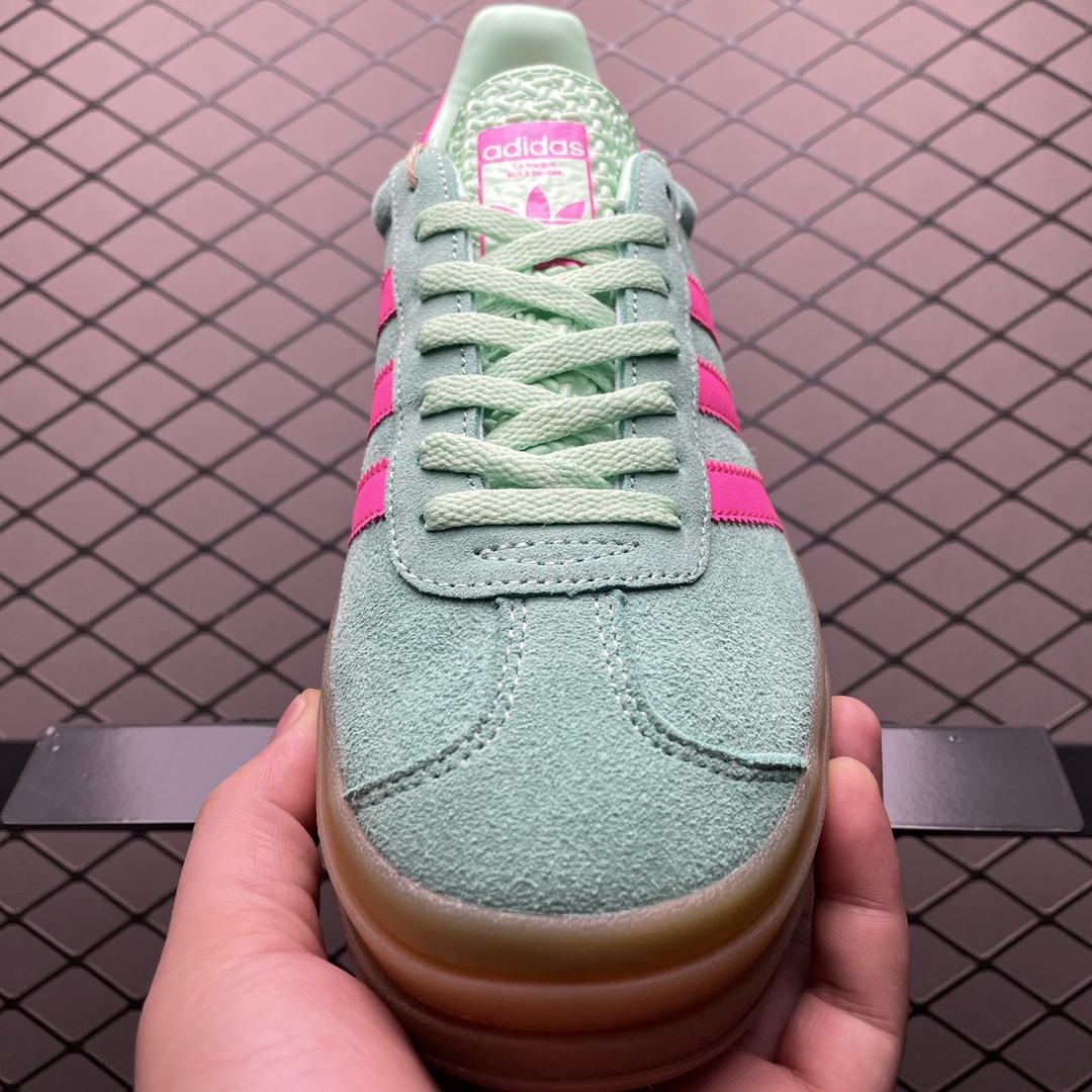 本地自取 AD 阿迪 Gazelle Bold 厚底休闲板鞋 H06125 公司级品质 区别市面先行通货版本 尺码:35.5 36 36.5 8
