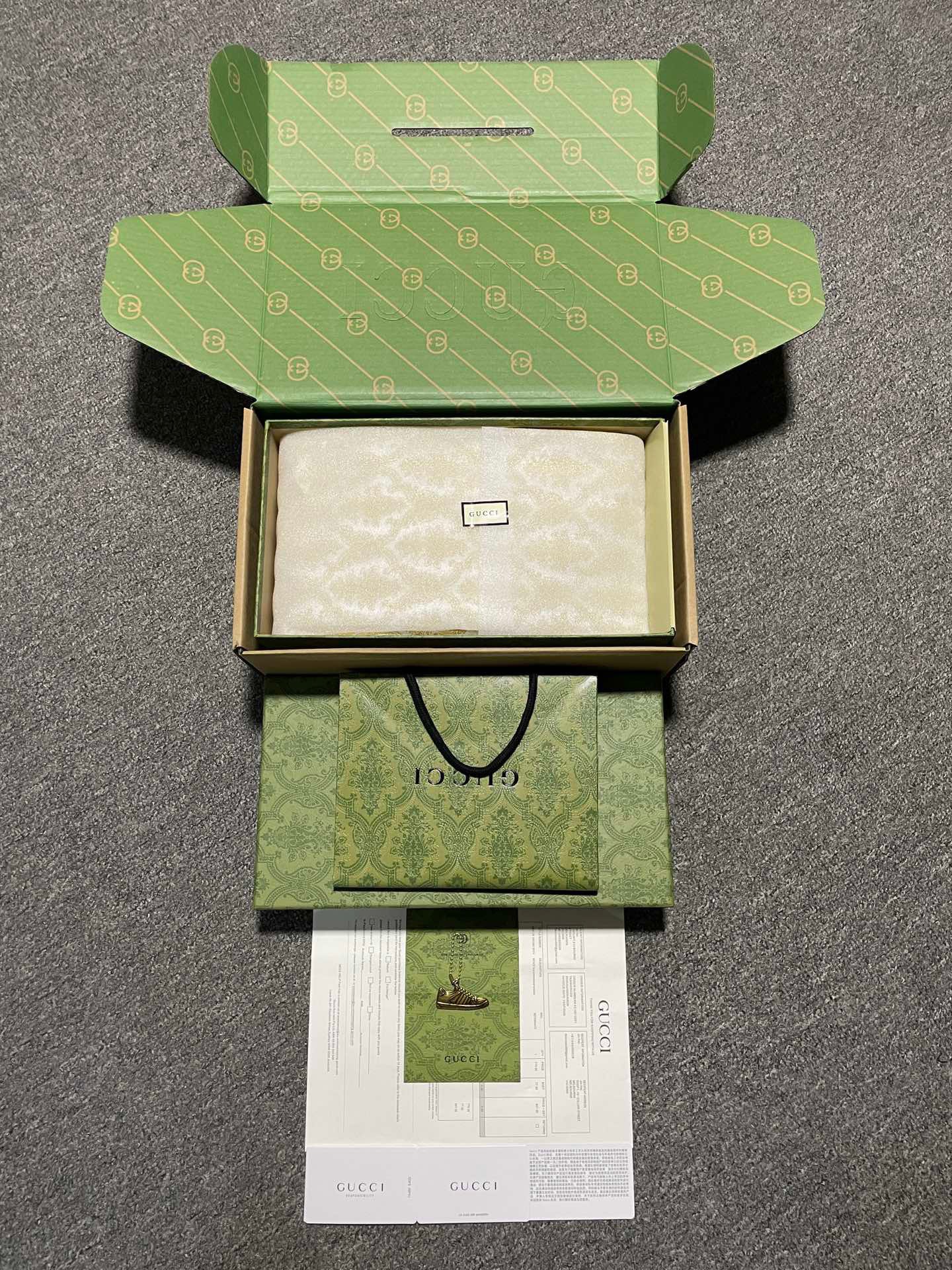 本地自取 Gucci 古驰 Screener GG珐琅 复古老爹板鞋 海淘专供品质 正确楦型 正确固特异无胶走线工艺 配件齐全 8
