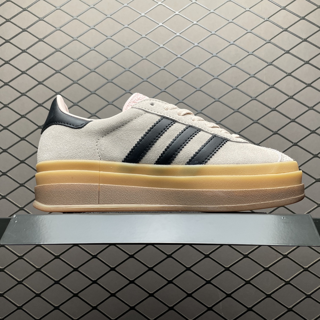 本地自取 AD 阿迪 Gazelle Bold 厚底休闲板鞋 IE0429 公司级品质 区别市面先行通货版本 尺码:35.5 36 36.5 3