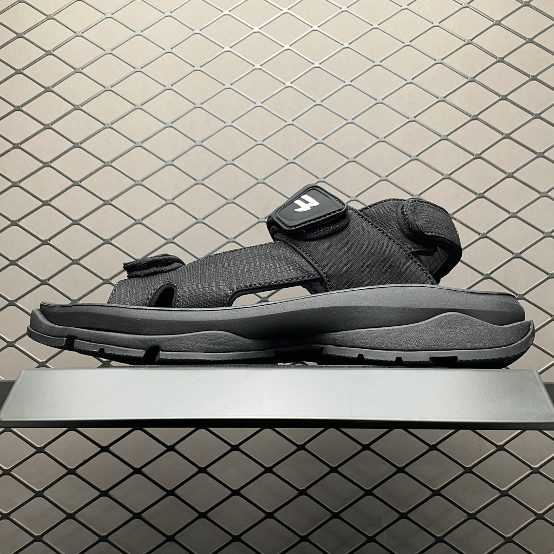 Balenciaga Tourist Fabric Velcro Beach Sandals - Shoe 5