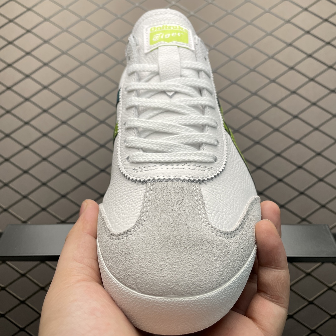 本地自取 Onitsuka Tiger Mexico 66 鬼冢虎 皮面手工休闲板鞋 1183A201-111 高密度双层组合中底板 9