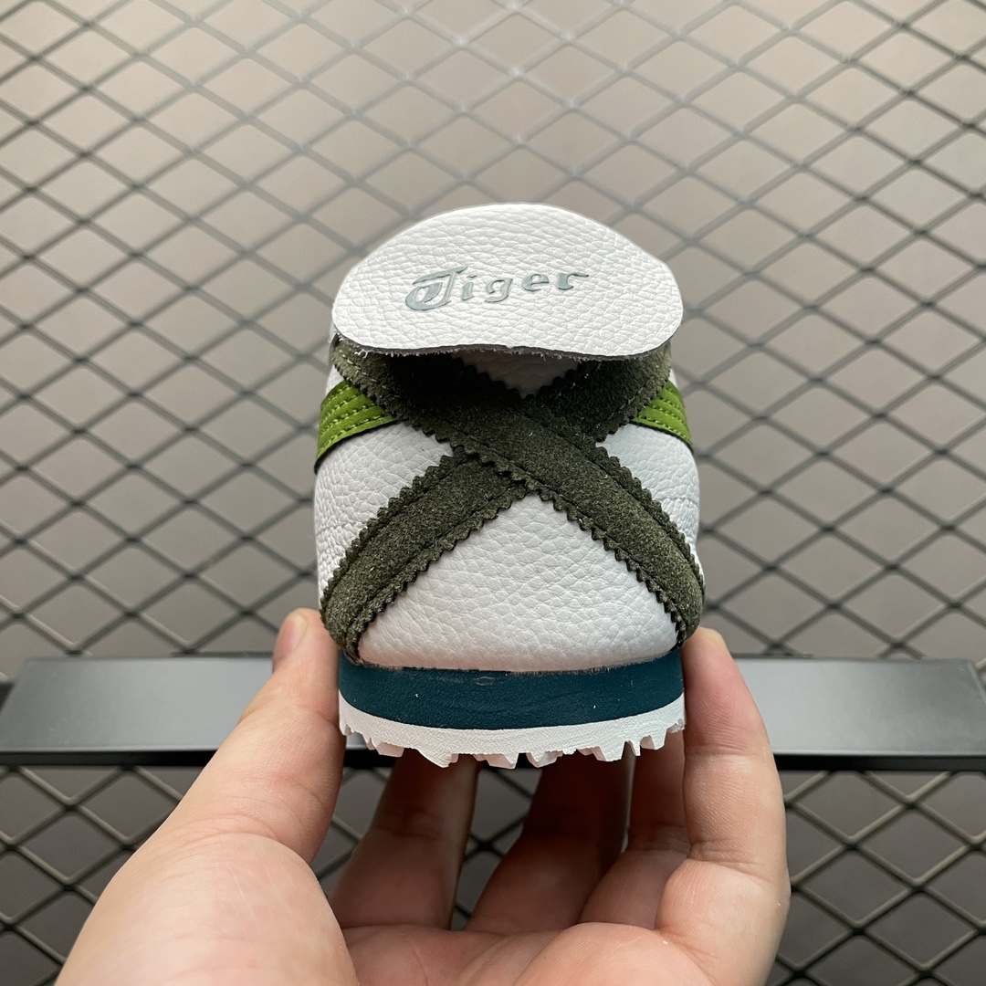 本地自取 Onitsuka Tiger Mexico 66 鬼冢虎 皮面手工休闲板鞋 1183A201-111 高密度双层组合中底板 2