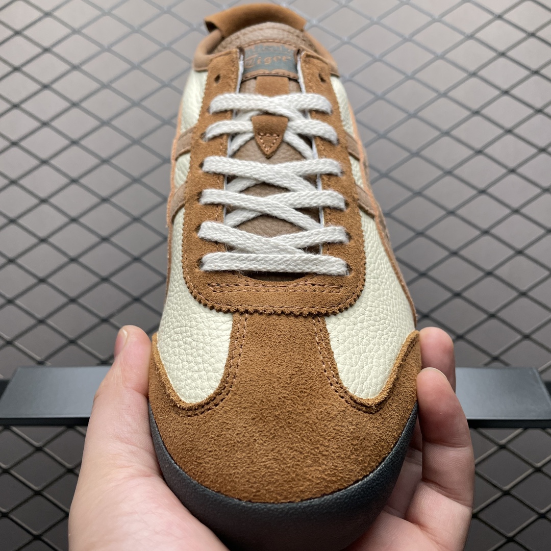 龙祎潮品 Onitsuka Tiger Mexico 66 鬼冢虎 皮面手工休闲板鞋 1183C076-102 高密度双层组合中底板 8