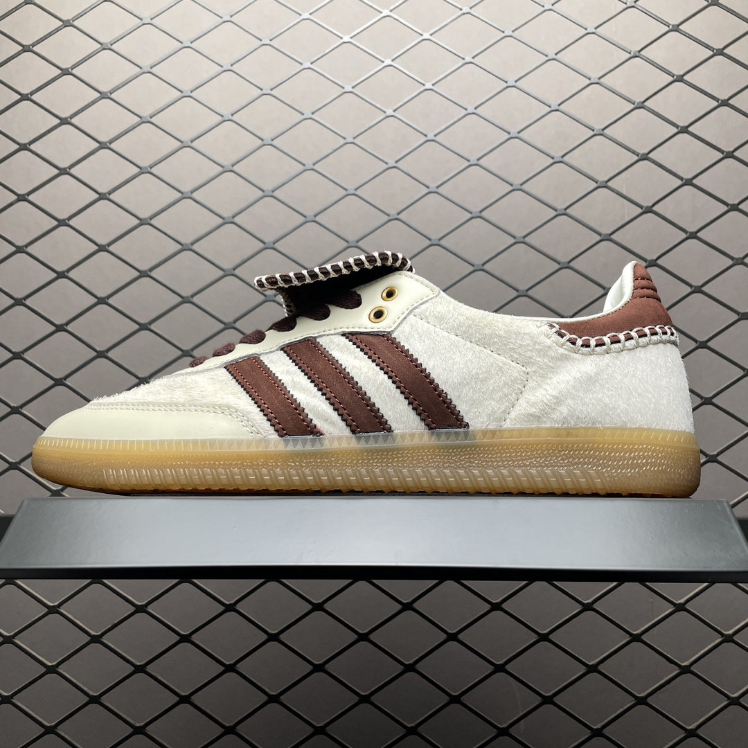 Wales Bonner x Adidas Samba Pony Tonal Low-Top Sneakers IE0586