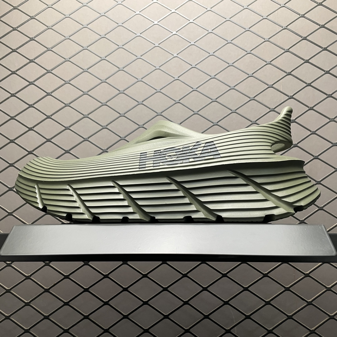   莞产原厂品质 HOKA ONE ONE 舒适休闲 超轻超弹力厚底轻量休闲凉鞋 包头拖鞋 洞洞鞋 原版