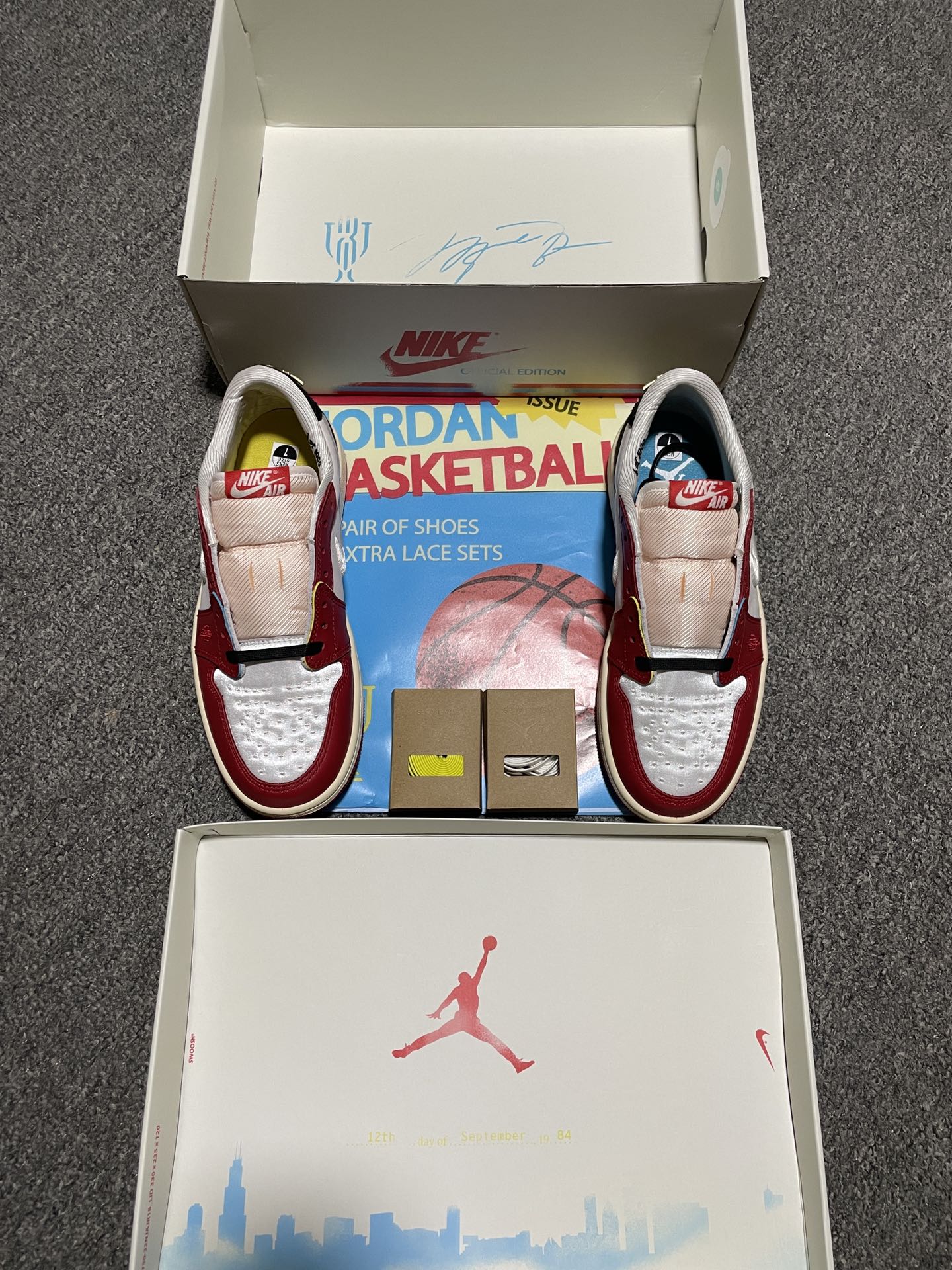 S纯原版本 Trophy Room x Air Jordan 1 Low OG AJ1乔1低帮文化篮球鞋