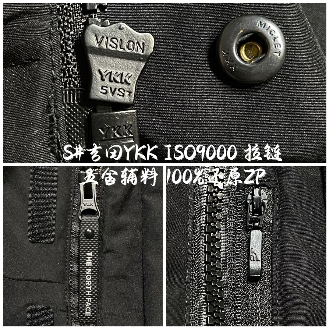 图片[9]-福利特价🔥 S版 TNF 北面 户外登山 工装款羽绒服 巅峰之作 韩国出口同批次订单 高端零售 平台专供品质 高端于任何一款北面羽绒服 工艺十分复杂 并非单纯一件羽绒服那么简单 内里填充80绒 采用经联盟RDS认证的高品质鹅绒填充 轻便不厚重且压缩后的蓬松度恢复性好（ R·D·S不含任何不必要的动物伤害生产工序，从550蓬到950蓬不等，压缩性和温度重量也是衡量高品质，高填充度鹅线要指标）进口百灵达万针刺绣LOGO 字体饱满清晰 面料采用原厂高密度户外防水材质，防风耐磨防撕裂面料 里布均为380T最高标准，绝不跑绒，透气性极佳 原版辅料五金全部原厂定做100%还原复刻品质！多功能口袋 储物空间很足 内里两侧印领口加绒紧贴头颈舒适保暖 辅料五金全部原厂定做 100%还原复刻品质，YKK吉田ISO9000品质顶级ZP拉链 宽松版型，上身休闲舒适，为冬季户外提供保暖呵护，保暖性出色，穿着轻便不厚重。防潮不易变形 ，容易清洁打理等特点，工艺成本极高 尺码：XS S M L XL XXL-选品中心