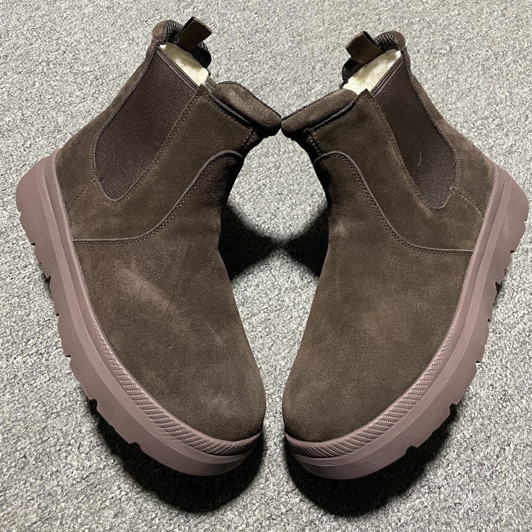 图片[8]-平台外贸专供 UGG Burleigh Chelsea 切尔西 男士高帮雪地靴 1152050 十年品牌制鞋代工厂生产线出品 注重每一处细节 隆丰A级真羊皮毛一体 完全遵循ZP工艺流程打造 尺码：40 41 42 43 44 45-选品中心