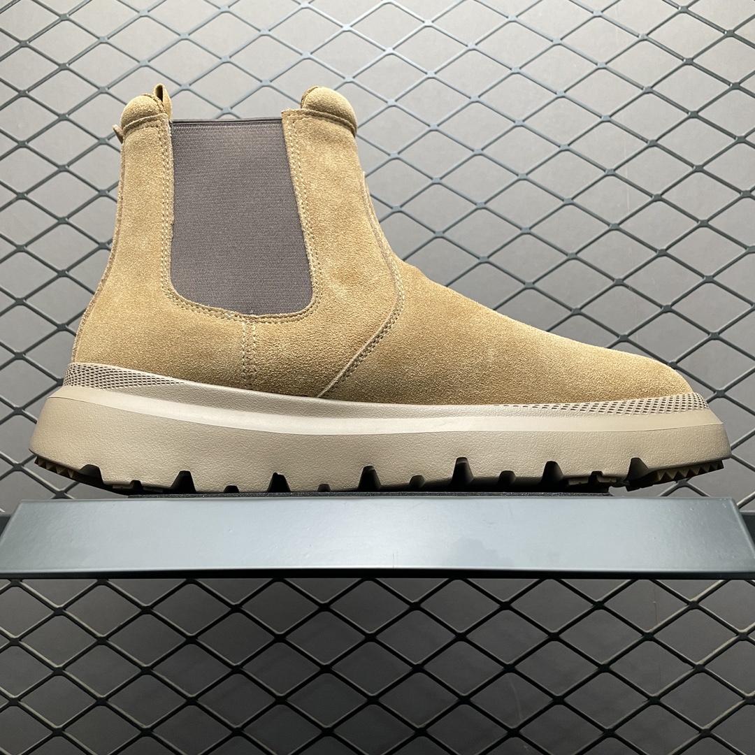 图片[3]-平台外贸专供 UGG Burleigh Chelsea 切尔西 男士高帮雪地靴 1152050 十年品牌制鞋代工厂生产线出品 注重每一处细节 隆丰A级真羊皮毛一体 完全遵循ZP工艺流程打造 尺码：40 41 42 43 44 45-选品中心