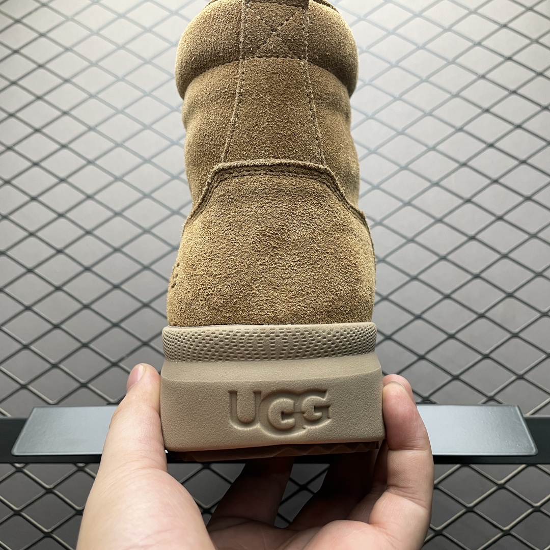 图片[2]-平台外贸专供 UGG Burleigh Boot 男士高帮雪地靴 1153750 十年品牌制鞋代工厂生产线出品 注重每一处细节 隆丰A级真羊皮毛一体 完全遵循ZP工艺流程打造 尺码：40 41 42 43 44 45-选品中心