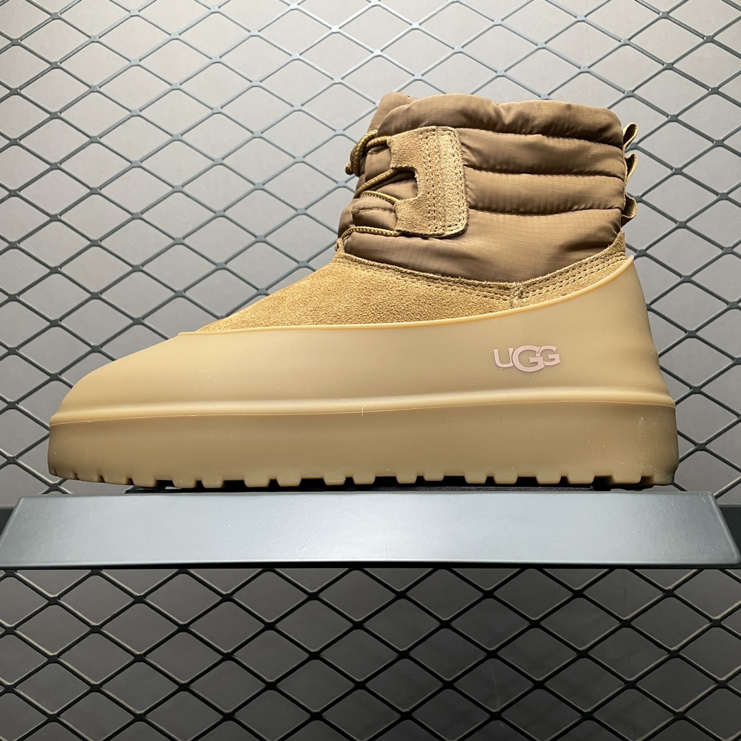 平台外贸专供品质 男女鞋 UGG Mini Lace-Up Weather 两用可拆卸 冬季中性款雪地靴 1120849 高端外贸混M 海淘代购高端零售专供 组合中底轻便防滑 真羊皮毛一体 尺码：35 36 37 38 39 40 41 42 43 44 45 46-选品中心