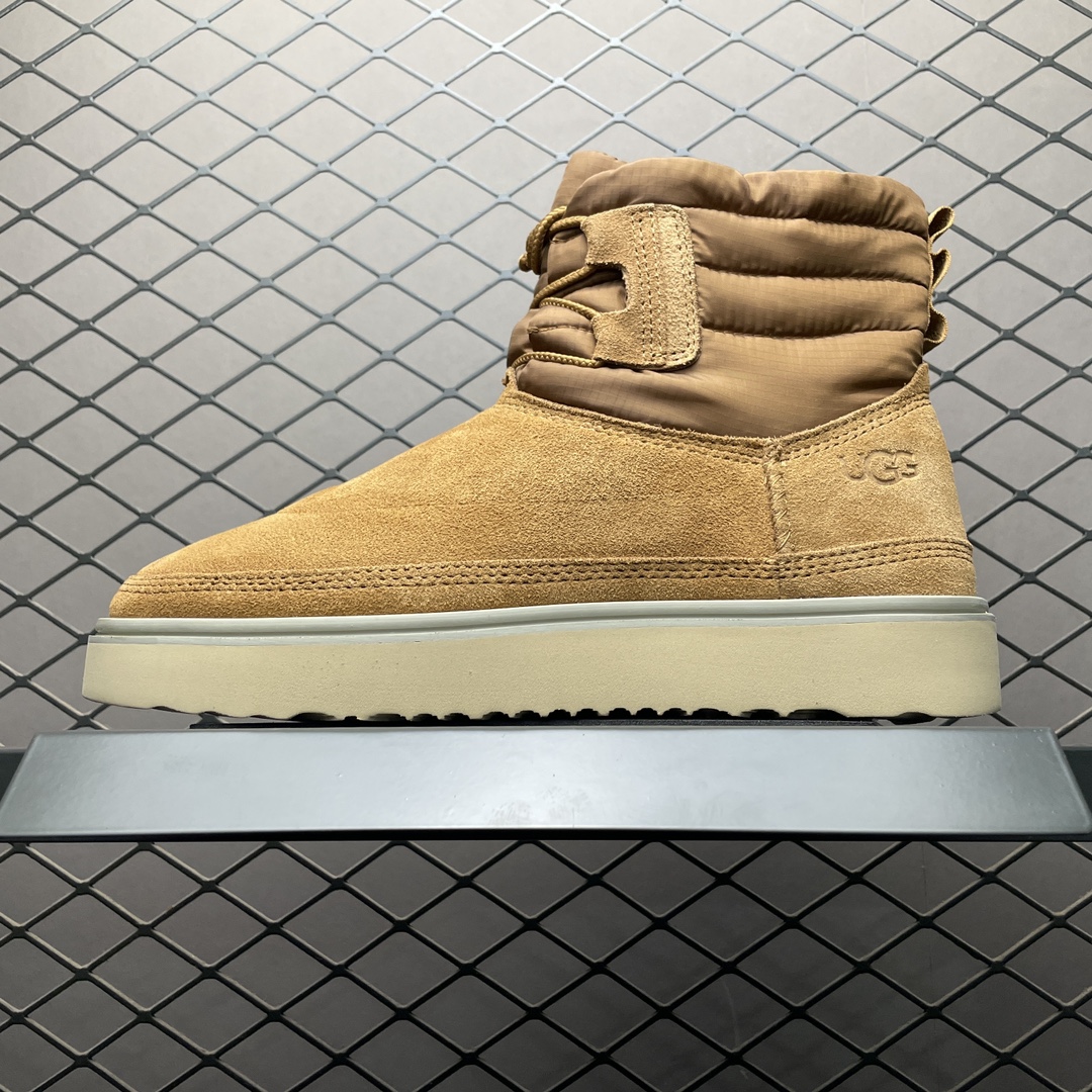 平台外贸专供品质 男女鞋 UGG Mini Lace-Up Weather 两用可拆卸 冬季中性款雪地靴 1120849 高端外贸混M 海淘代购高端零售专供 组合中底轻便防滑 真羊皮毛一体 尺码：35 36 37 38 39 40 41 42 43 44 45 46-选品中心