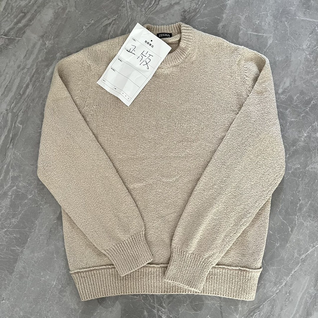 图片[7]-S# Zegna 杰尼亚 老钱风 圆领针织毛衣 真正原版购回开发打版 高端零售专供 品质保证 100%放心出街 尺码：48 50 52-选品中心
