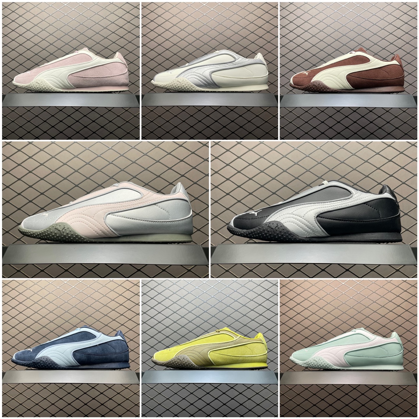 网红爆款 PUMA 彪马 Bella V2 Leather 时尚百搭 舒适 德训 薄底鞋休闲鞋 -01 