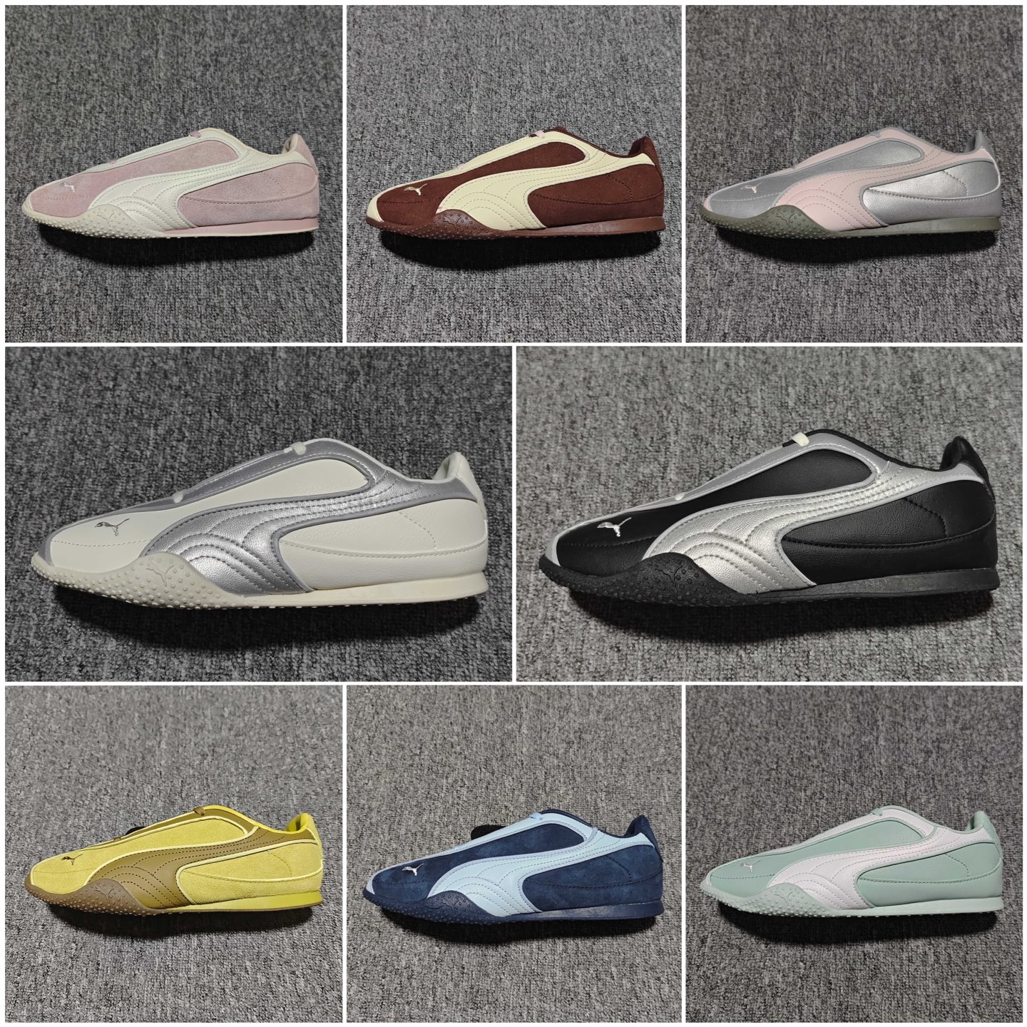 网红爆款 PUMA 彪马 Bella V2 Leather 时尚百搭 舒适 德训 薄底鞋休闲鞋 -01 