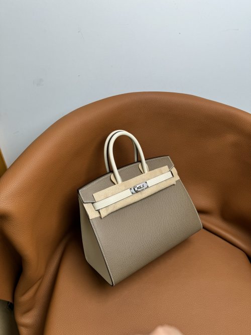 BK Sellier Epsom Leather Birkin Bag, Hand-stitched, Steel Hardware - 25cm 1 BK Sellier Epsom Leather Birkin Bag, Hand-stitched, Steel Hardware - 25cm