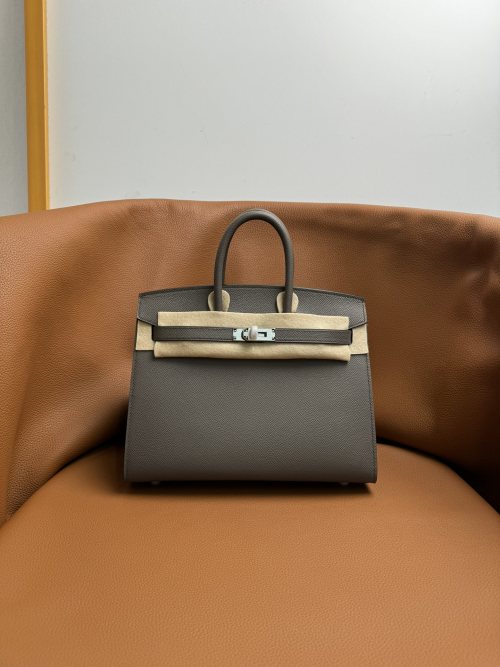 Elegant Birkin 25/30cm Epsom Leather Handbag - Chic and Timeless Design 1 Elegant Birkin 25/30cm Epsom Leather Handbag - Chic and Timeless Design