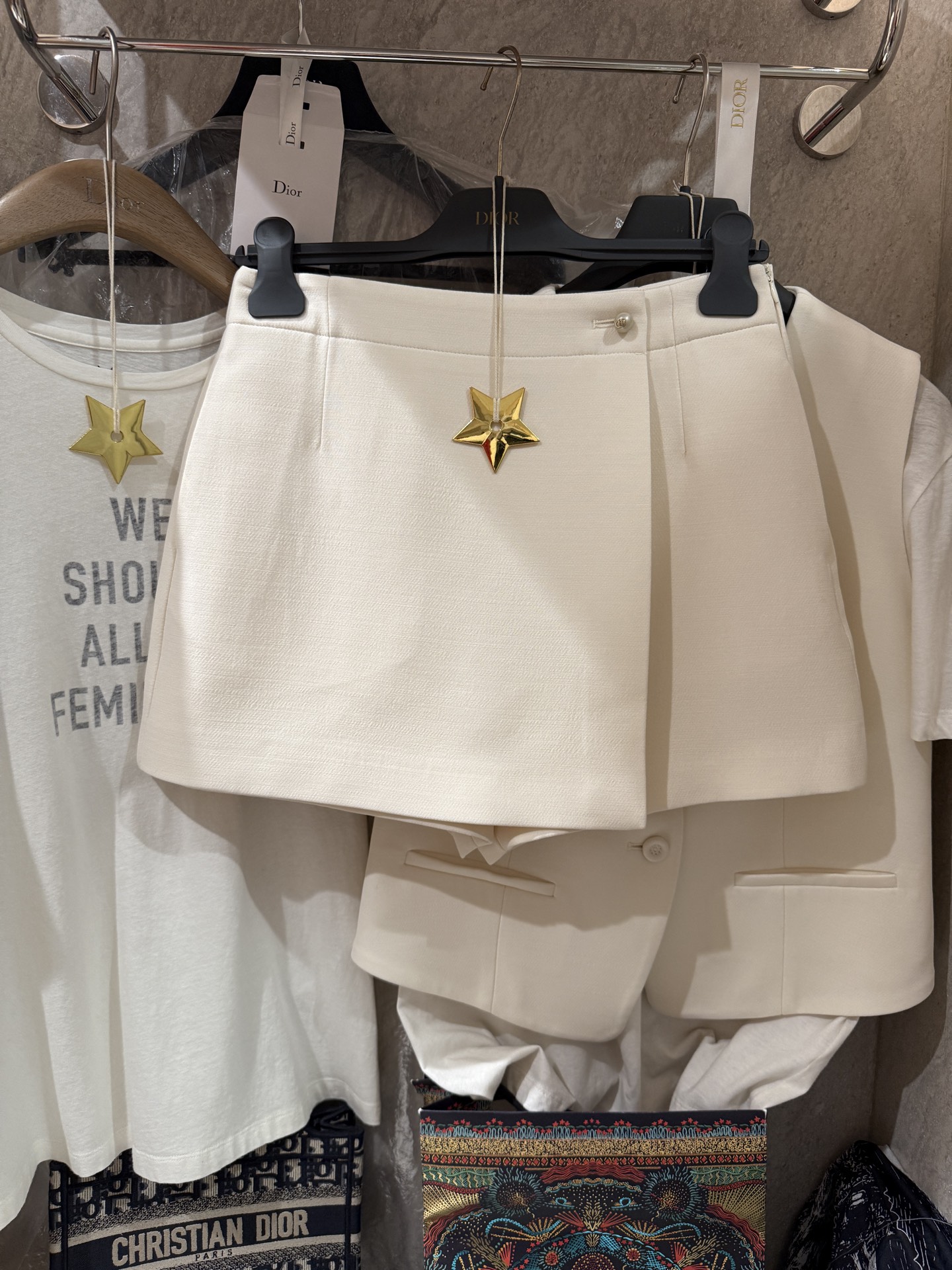 Elegant Silk Wool Skirt Pants with Pearl Buttons | Designer Inspired 2 i1748422166380 8915 0 0