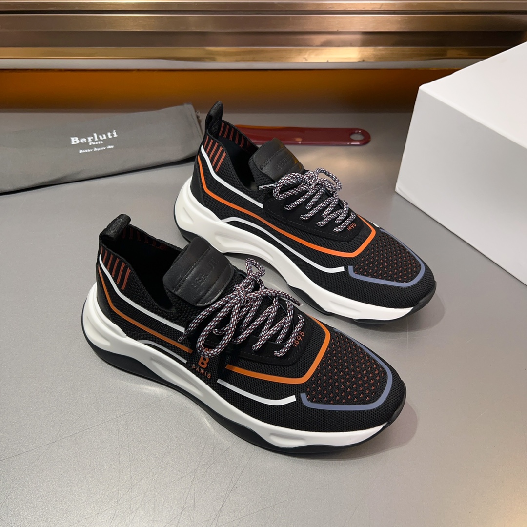 Berluti Shadow Knit Sneakers for Men - Lightweight and Durable Design