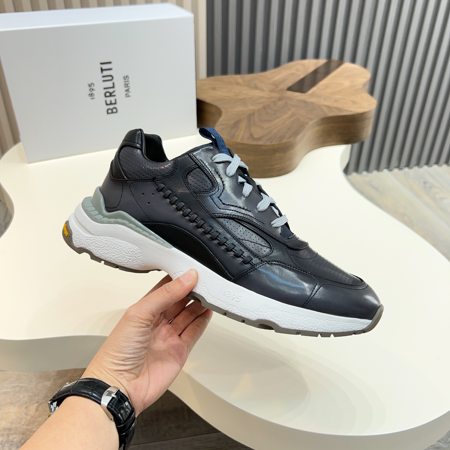 Berluti Men's Italian Leather Hand-Painted Sneakers - Size 39-44 5 i1742851512071 5917 0 2