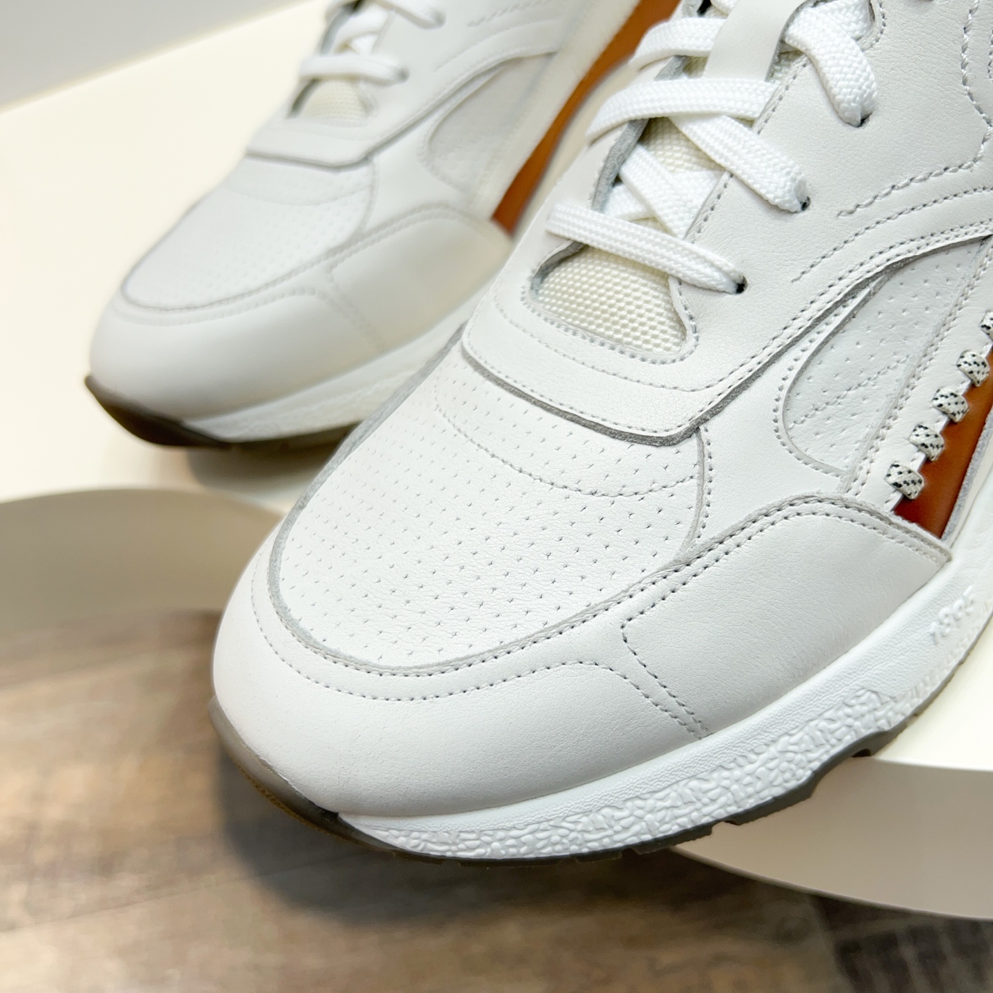 Berluti Men's White Leather Sneaker Italian Hand-Painted Shoe Size 39-44 6 i1742852195083 910 0 9