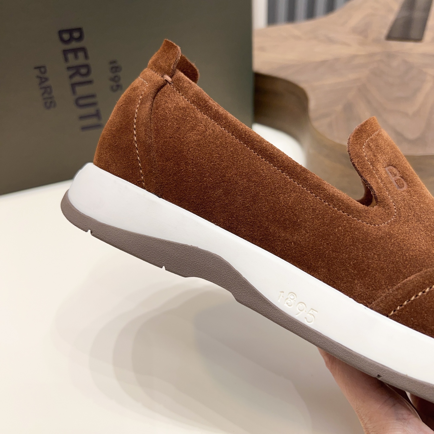 Berlut* Berlut* zapatos casuales de gama alta de un solo paso de los hombres, el último lanzamiento 