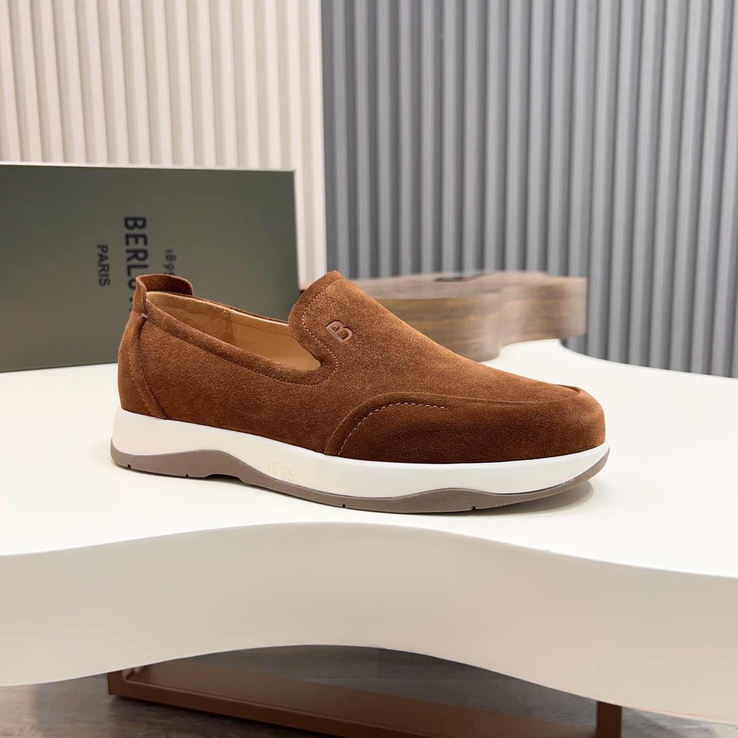 Berlut* Berlut* zapatos casuales de gama alta de un solo paso de los hombres, el último lanzamiento 