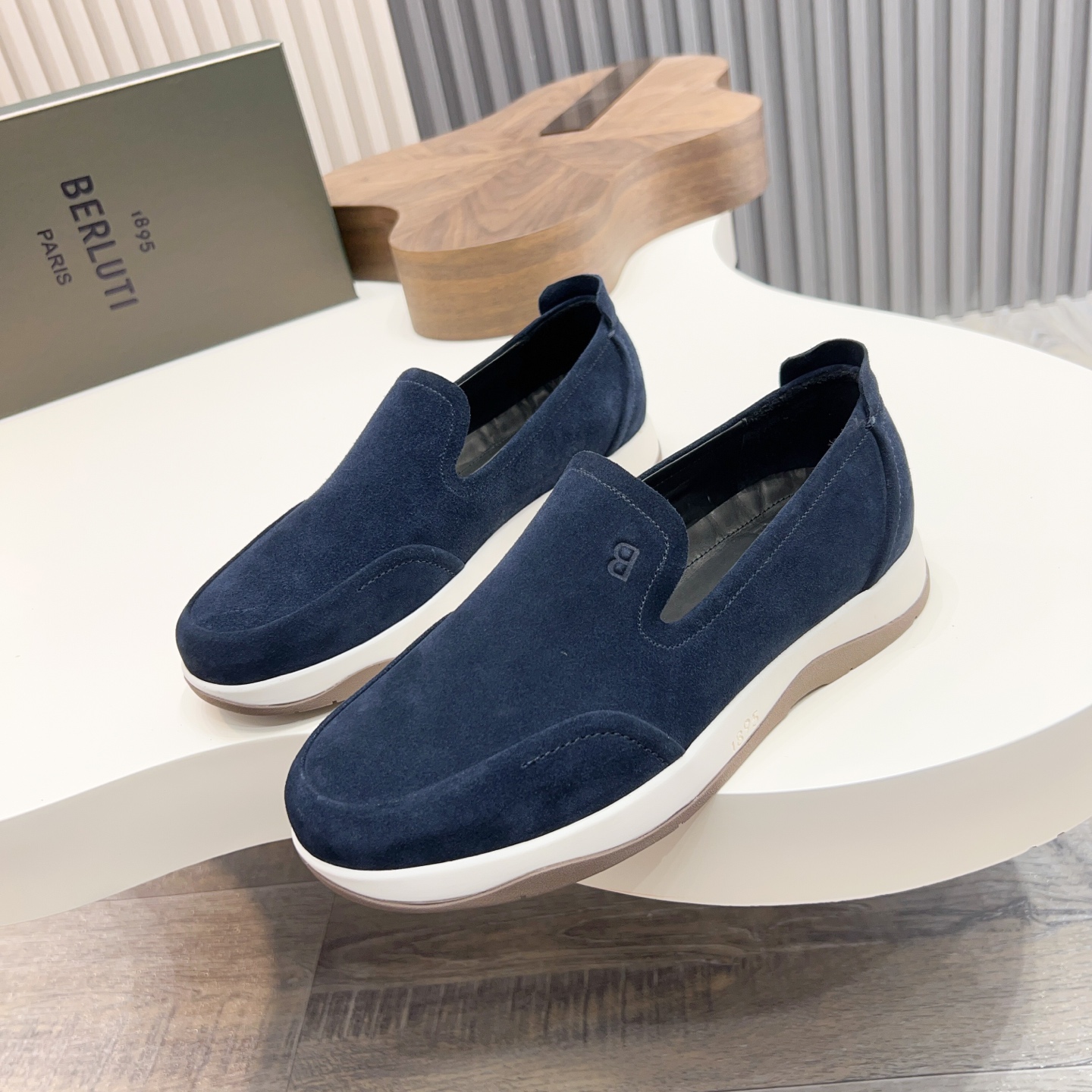 Berlut* Berlut* zapatos casuales de gama alta de un solo paso de los hombres, el último lanzamiento 