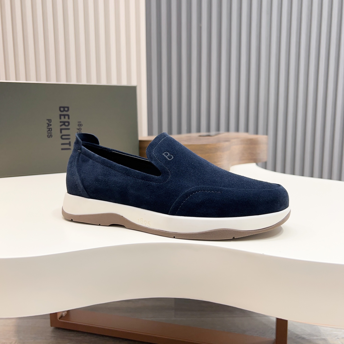 Berlut* Berlut* zapatos casuales de gama alta de un solo paso de los hombres, el último lanzamiento 