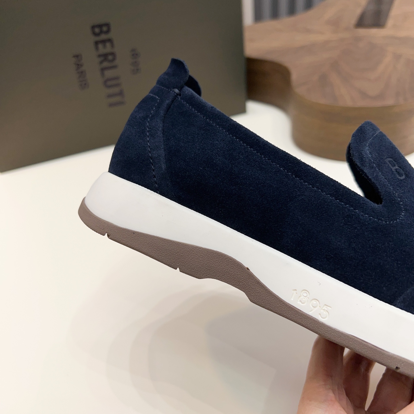 Berlut* Berlut* zapatos casuales de gama alta de un solo paso de los hombres, el último lanzamiento 