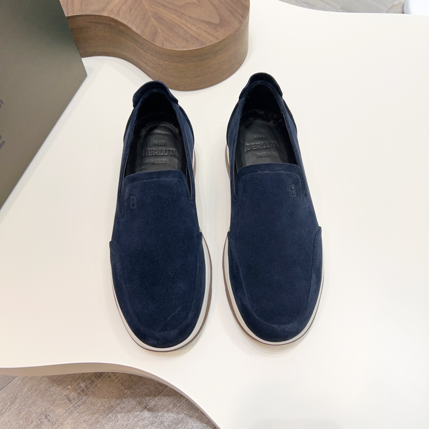 Berlut* Berlut* zapatos casuales de gama alta de un solo paso de los hombres, el último lanzamiento 