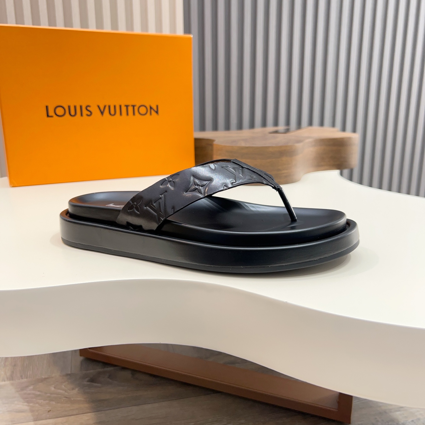 Luxury Leather Sandals for Men – Handmade Designer Slides, Classic Summer Style 6 i1746573690861 7785 0 1