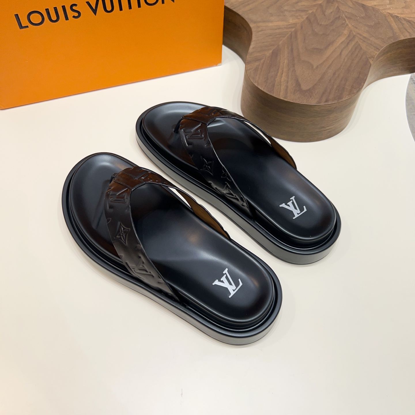 Luxury Leather Sandals for Men – Handmade Designer Slides, Classic Summer Style 7 i1746573691893 9898 0 2