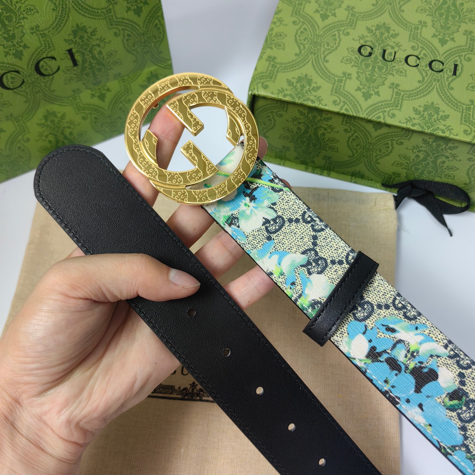 Gucci[愉快][愉快]古驰于1921年创立于佛罗伦萨是全球卓越的奢华精品品牌之一此款式4.0cm是如