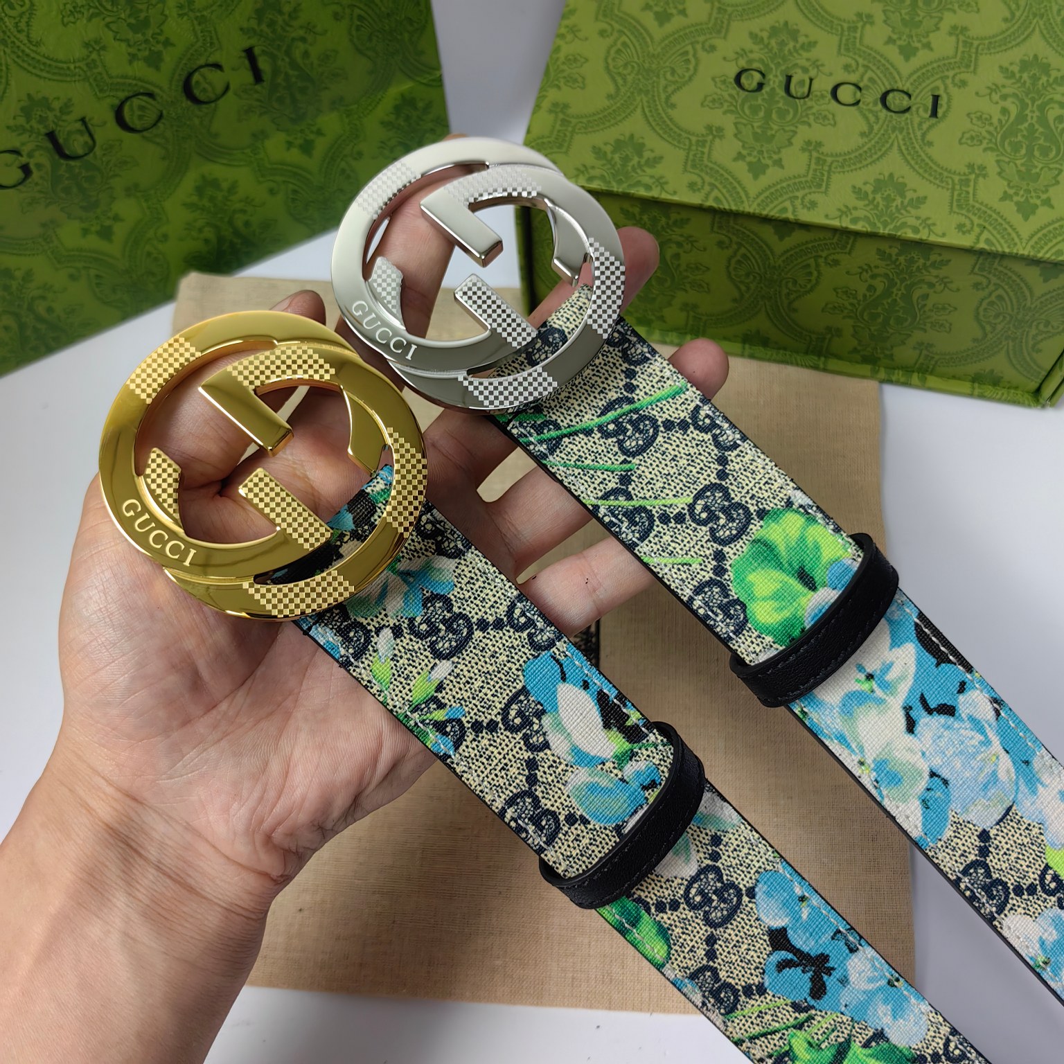 Gucci[愉快][愉快]古驰于1921年创立于佛罗伦萨是全球卓越的奢华精品品牌之一此款式4.0cm是如