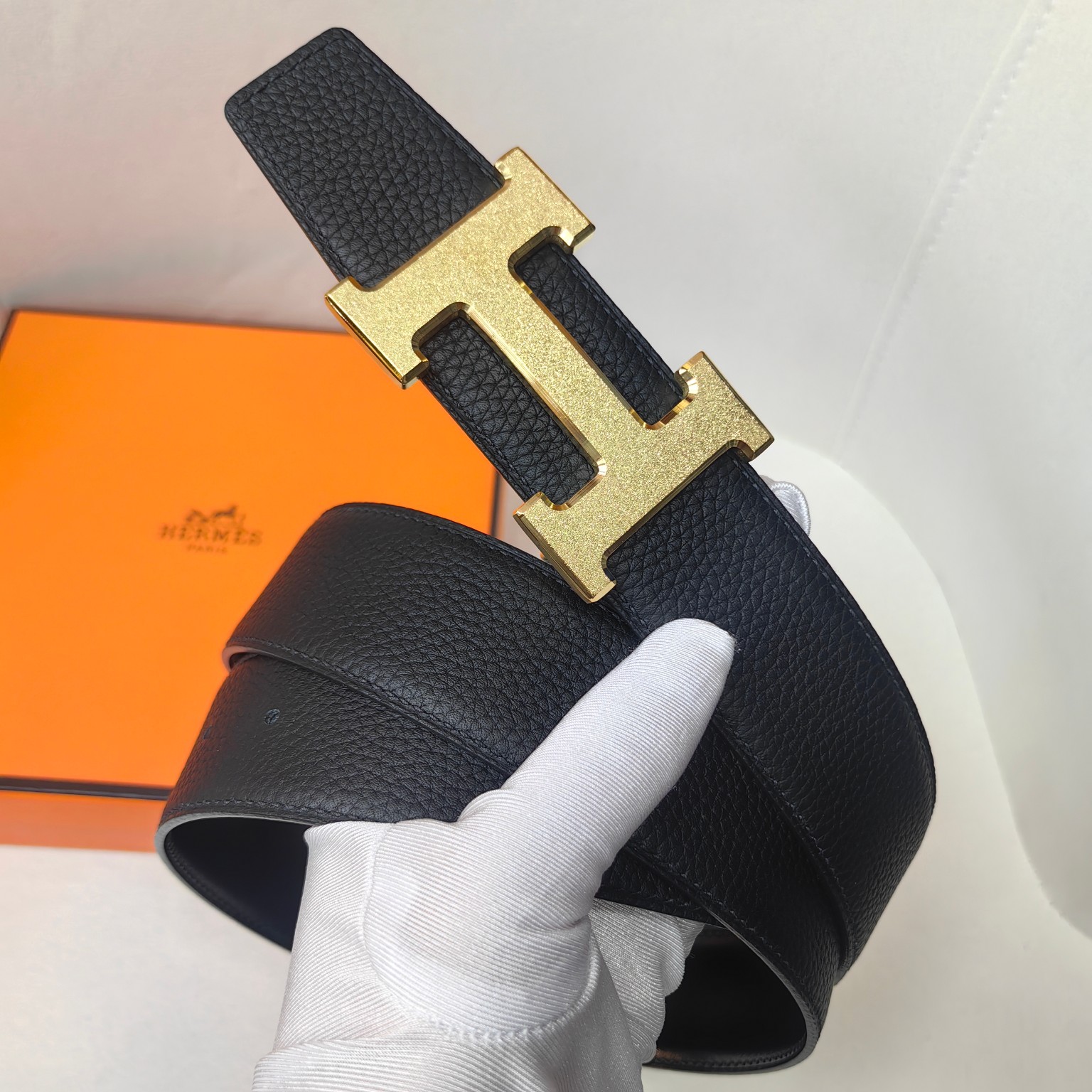  官网同步 爱马仕专柜同步 进口双面小牛皮 精钢精品五金 双面可用38mm 