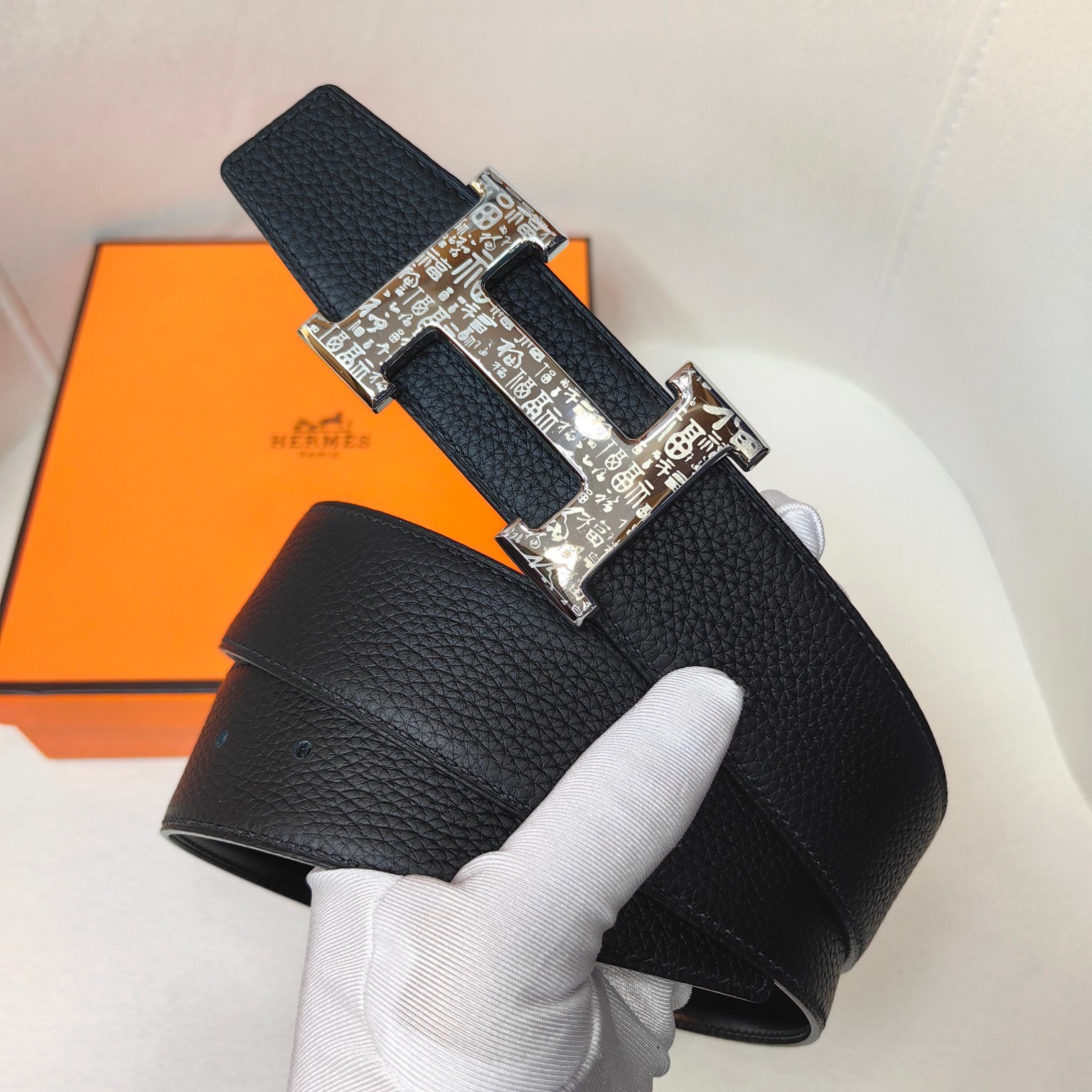  官网同步 爱马仕专柜同步 进口双面小牛皮 精钢精品五金 双面可用38mm 