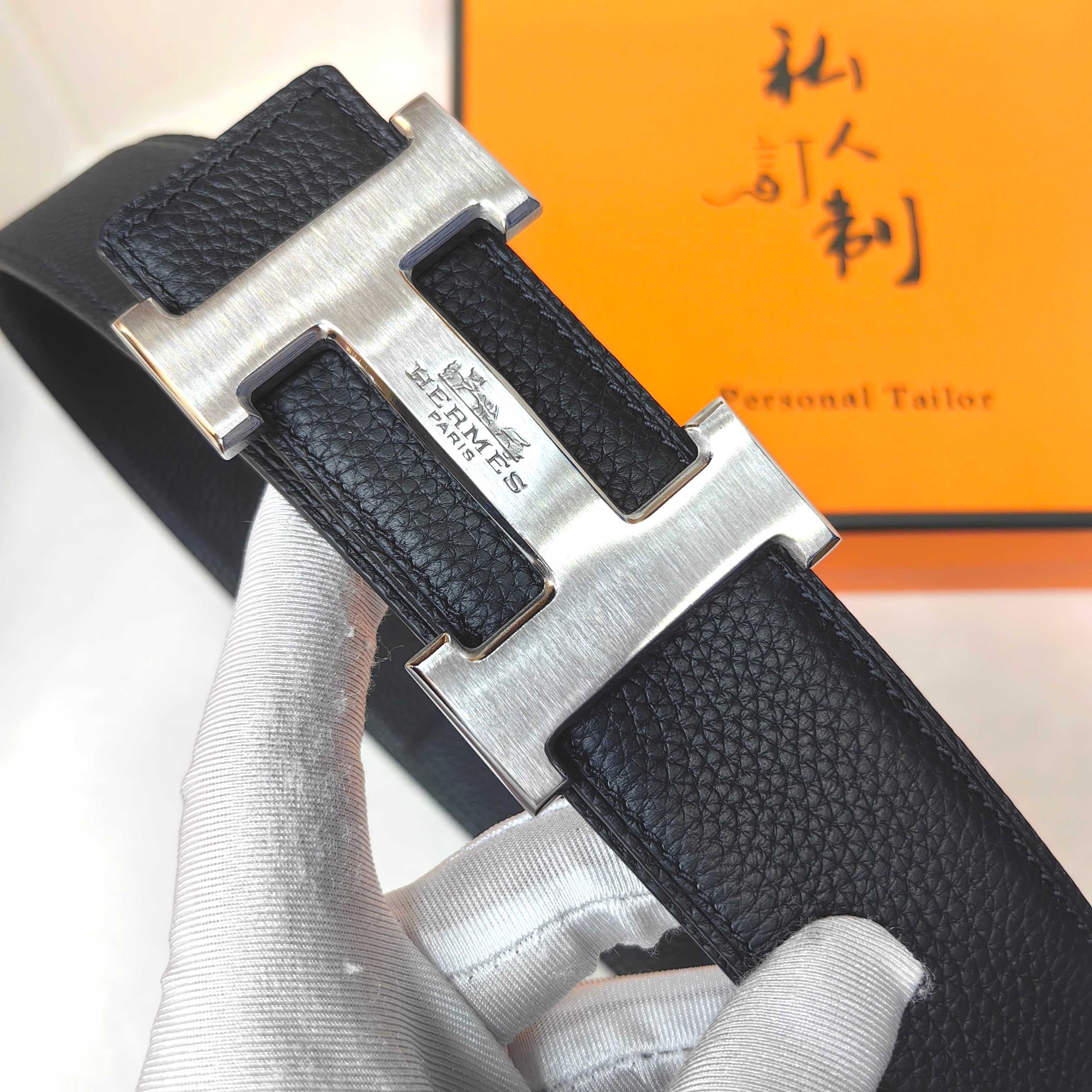  官网同步 爱马仕专柜同步 进口双面头层牛皮精钢精品五金 双面可用38mm 