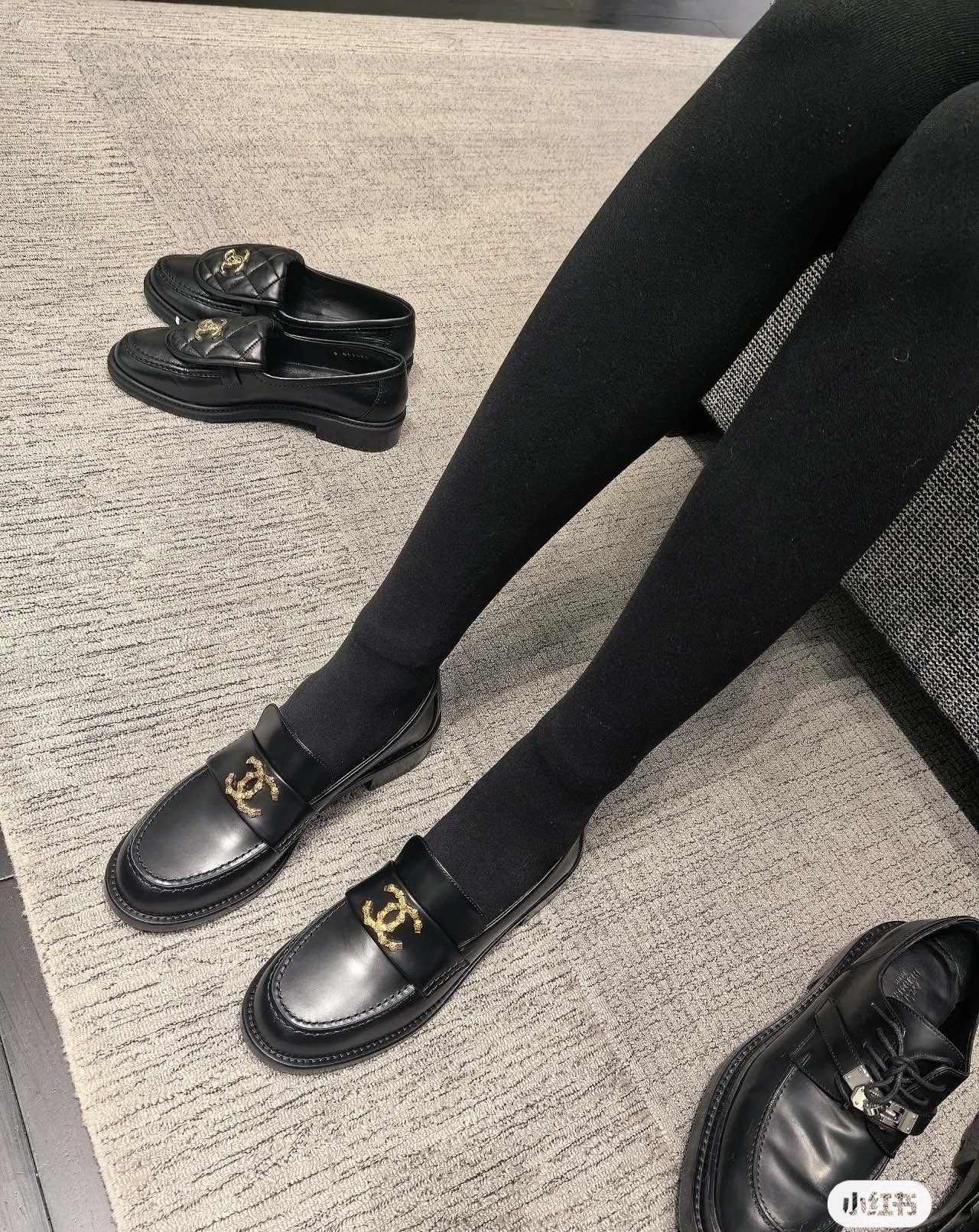 NO:814532,Upper foot picture, loafers and half slippers, loafers19860909上脚图,乐福鞋半拖,loafers,Women's Shoes