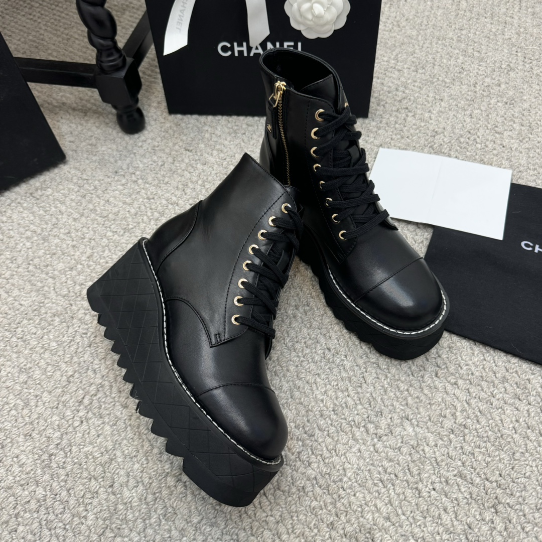 香奈儿 Chanel 经典高奢皮鞋鞋履高跟鞋 #6441A501 4