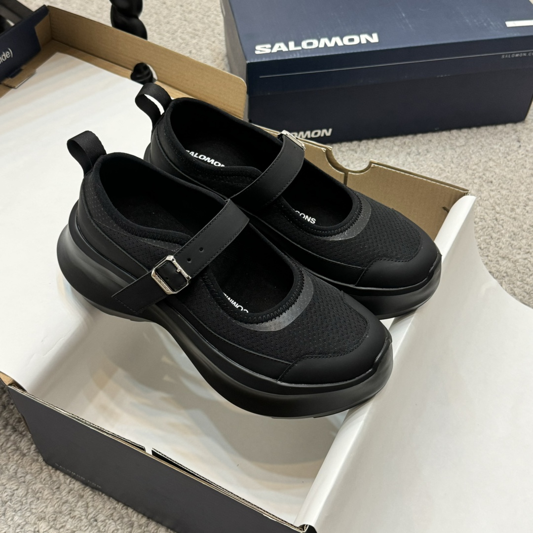 NO:229713,Purchase grade Summer CDG x Salomon Co-branded model, thick-soled Mary Jane sneakers. Fabric: Original custom-made fly-woven mesh/cowhide Inner: Original imported breathable mesh Outsole: Original mold-opening ultra-light original outsole Sole thickness: 6.5CM Size35-40 (customized for 40) Original packaging box, casual shoes/sports shoes, Dolce & Gabbana, mary jane, sneakers, cowhide19860909代购级 夏季CDG x Salomon 萨洛蒙 联名款,厚底玛丽珍运动鞋. 面料: 原版定制飞织网面/牛皮 内里: 原版进口透气网里 大底: 原版开模超轻原版大底 底厚: 6.5CM Size35-40（40定做） 原包装盒,休闲鞋/运动鞋,Dolce&Gabbana,mary jane,sneakers,cowhide,Women's Shoes