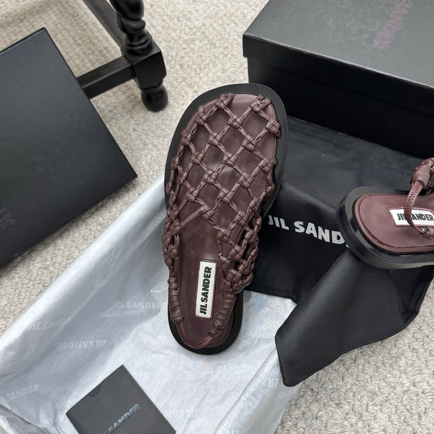 질샌더 스트랩 하이힐 샌들 75053 이미지 6