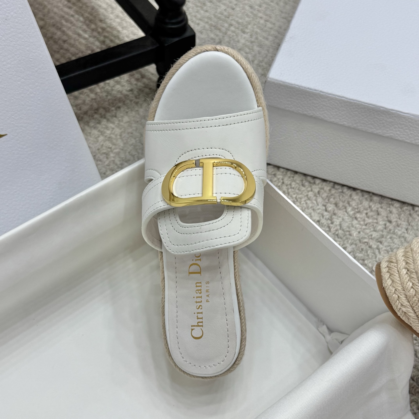 Dior 25SS Summer High Version Wedge Sandals - Super Versatile & Luxurious 6 i1745935068247 4448 0 4