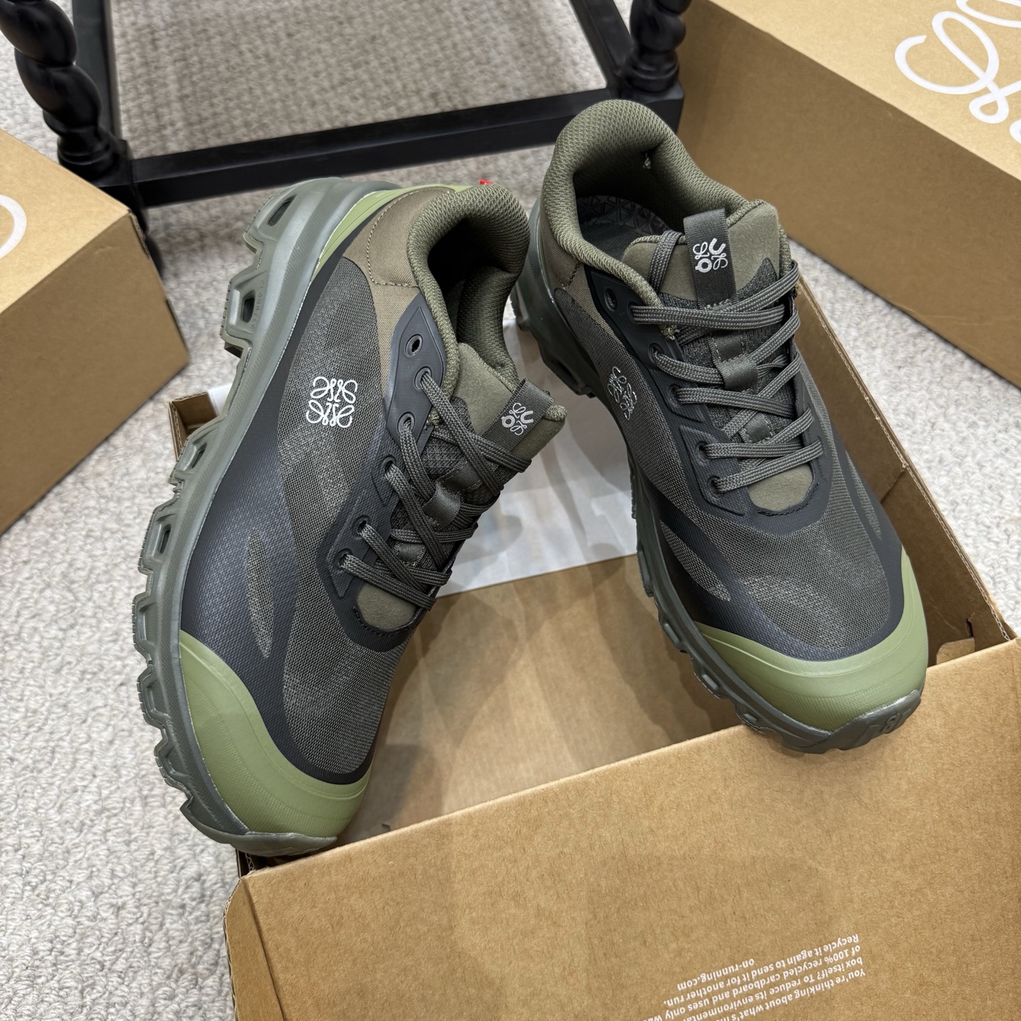 Loewe x On Cloudtilt 3.0 Collaboration Running Sneakers, Olive Green 6 i1752324682810 1987 0 4