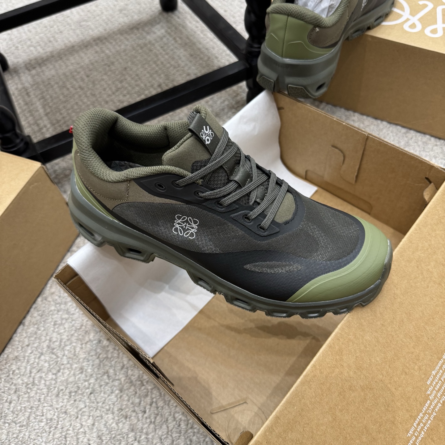 Loewe x On Cloudtilt 3.0 Collaboration Running Sneakers, Olive Green 4 i1752324682922 9345 0 2
