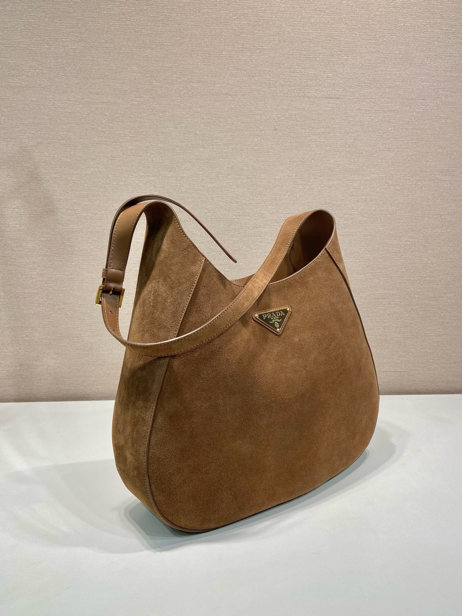 Prada Cleo Large Suede Shoulder Bag, 40x30x9cm, Brown 3 i1744856661 9758 7