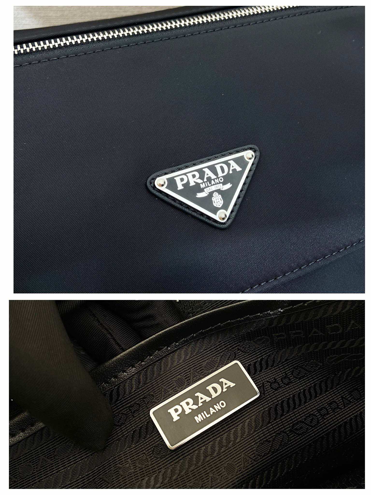Prada Upgrade Messenger Bag BD671B, Nylon and Leather Trim, Unisex Style 10 i1744868898 7468 0