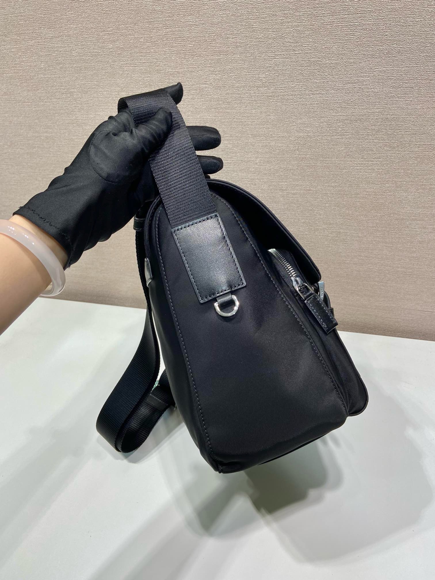 Prada Upgrade Messenger Bag BD671B, Nylon and Leather Trim, Unisex Style 6 i1744868909 1691 0
