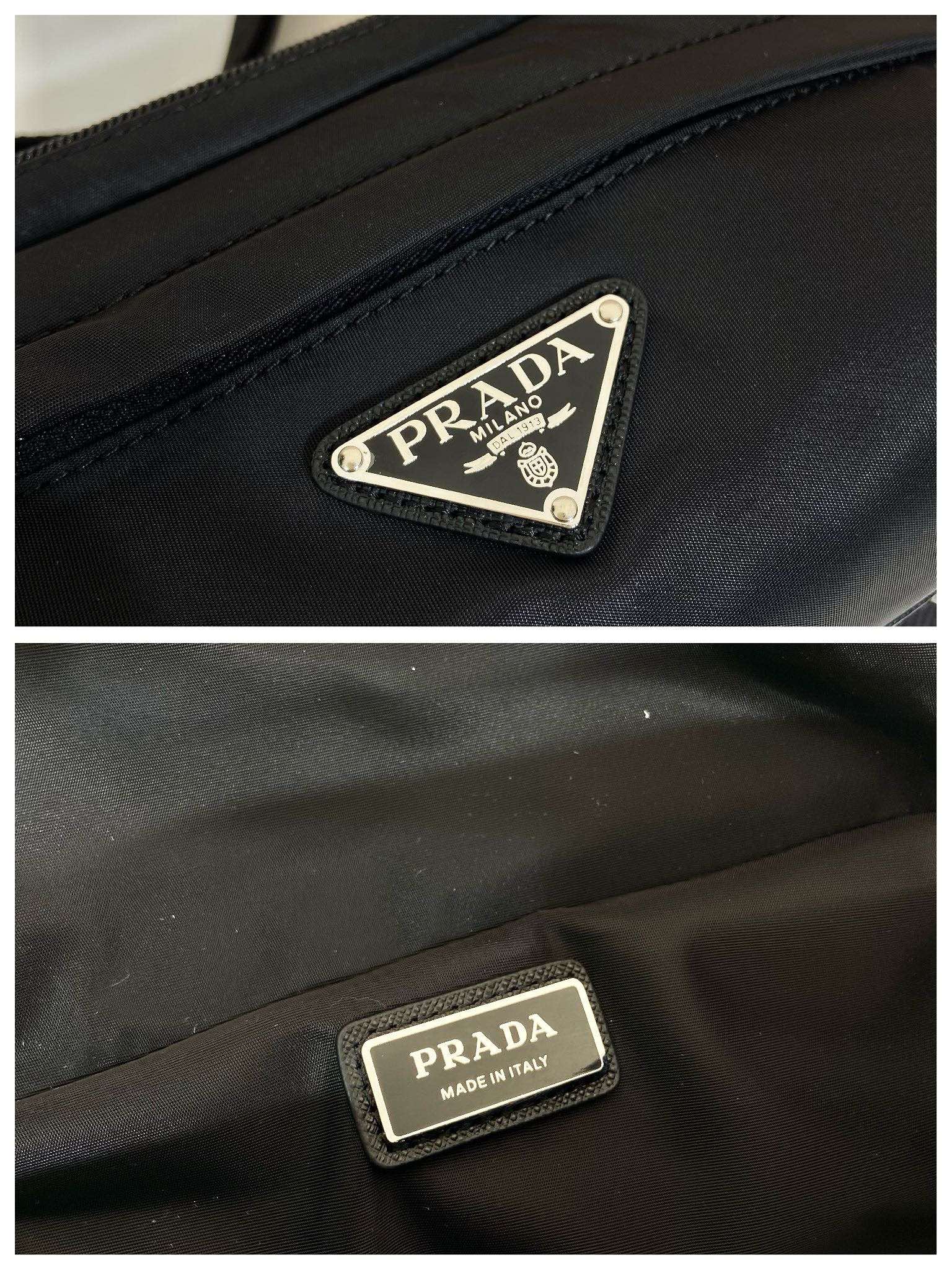 Prada Mini Messenger Bag - Nylon and Saffiano Leather, Black, 20x13x9cm 10 i1744869425 3304 7