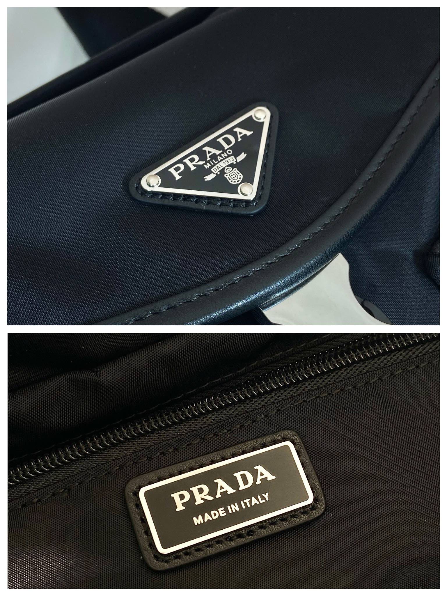 Prada Black Nylon Messenger Bag with Multiple Pockets - Model 2VH175 10 i1744870062 2117 4